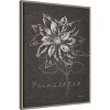Amanti Art Black and White Chalkboard Christmas IV by Beth Grove Canvas Wall Art Print Framed 23 x 30-in. - 3 of 4