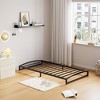 Low Bed Frame Full Size, 6-Inch Heavy Duty Metal Platform, No Box Spring Required, Noise-Free, Non-Slip, Easy Assembly, White - 4 of 4