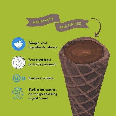 MUDDY BITES Dubai Chocolate Waffle Cone Snacks - 4.25oz