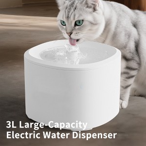 Leduo Pet Water Dispenser, Quiet Circulating Water Fountain with Multi-Layer Filtration, Easy-Clean Automatic Waterer for Cats & Dogs Home Use
