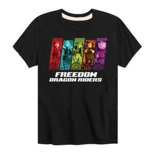 Boys' - How to Train Your Dragon - Freedom Riders Short Sleeve Graphic T-Shirt - 1 of 4