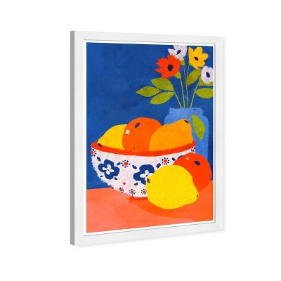 Color Block Poster: Color Persian Orange Framed Art Print – BRUSH DREAMS  art studio