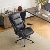 VINGLI Adult Pu-Leather High Back Executive Ergonomic Office Chair with 100-130° Reclining with Adjustable Base & Headrest for Gaming & Home Office - 2 of 4