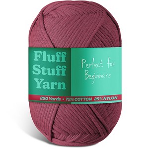 Hearth & Harbor Soft Yarn for Crocheting - Crochet & Knitting Yarn, 250 Yards Amigurumi Yarn, Cotton-Nylon Blend, Worsted Weight Yarn 4 - 1 of 4