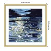 Amanti Art Calming Night I by Melissa Wang Wood Framed Wall Art Print - 4 of 4