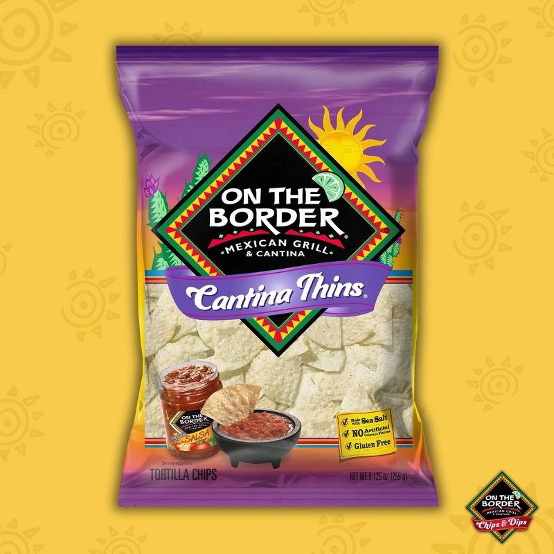 On The Border Cantina Thins Tortilla Chips &#8211; 9.125oz, 4 of 7