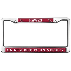 Saint Joseph's University Mascot Full Size Standard License Plate Metal Frame - 1 of 4