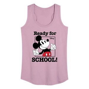 Women's - Disney - Ready For School Graphic Racerback Tank - 1 of 4