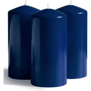 3x6 inch Pillar Candle Set of 3 - Large Pillar Candles Perfect for Any Occasion - Long Burning Candles Unscented - 1 of 4