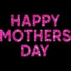 Men's Design By Humans Happy Mother's Day Confetti Text By MeowShop T-Shirt - 2 of 2