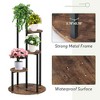 MAYEERTY 4-Tier Corner Plant Stand, Multiple Potted Plants Holder, Balcony Garden - 4 of 4