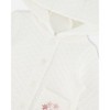 Deux par Deux Girl Quilted Jacket with Hood Snow White - 3 of 3