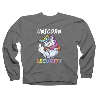 Adult Design By Humans Halloween Dad Mom Daughter Adult Costume - Unicorn Security By MINHMINH Sweatshirt