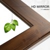 Dovelina Solid Wood Freestanding Full Body Mirror Floor Mirror - 71"x32", Walnut - 4 of 4