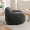 Giant Bean Bag Chair with Spacious Design, Bean Bag Couch with Armrest, Large Bean Bag Chair with Memory Foam Filler-Cuddlewood - 3 of 4