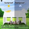 Premium Heavy Duty Party Tent, Large White Wedding Canopy with Removable Sidewalls, Includes 2 Storage Bags for Outdoor Events - 4 of 4