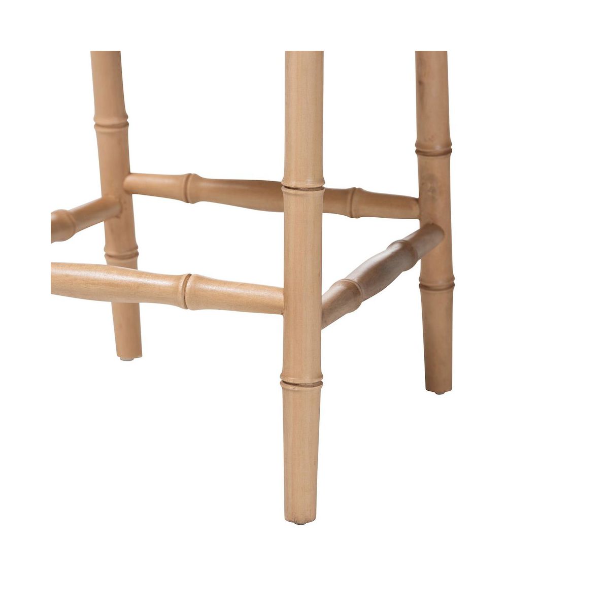 bali & pari,Sandy Wood & Rattan Counter Stool - thumbnail 5
