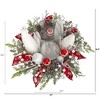 Nearly Natural 15-in Holiday Lighted Forest Candle Holder Table Christmas Artificial Arrangement - 2 of 4