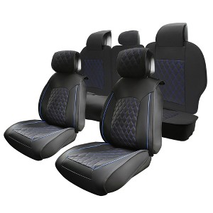 Unique Bargains Front Rear Seat Protector Pads for GMC Sierra 1500 5 Pcs - 1 of 4