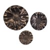 Uttermost Peonia Bronze Floral Outdoor Wall Art – Set of 3 Decorative Panels - 3 of 4