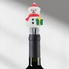 Unique Bargains Santa Claus Bottle Stopper Zinc Alloy ABS Silicone 1 Pc - 2 of 3