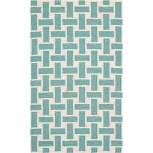 Dhurries DHU201 Hand Woven Area Rug  - Safavieh - 1 of 4
