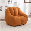 Vynxaria Bean Bag Seats: Cozy Yellow Sofa with Memory Foam Comfort - 4 of 4