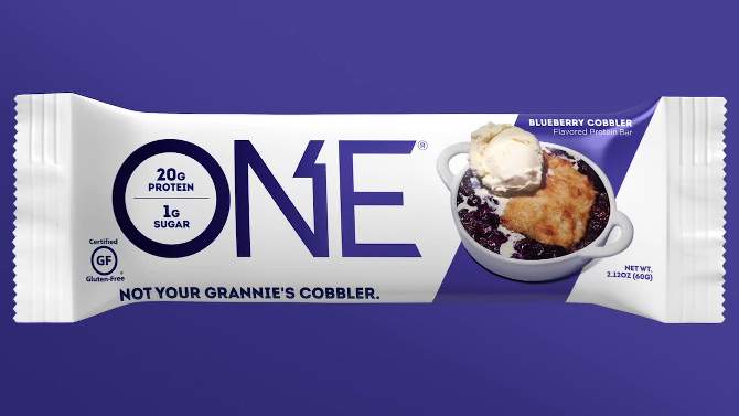 ONE Bar Protein Bar - Blueberry Cobbler, 2 of 6, play video