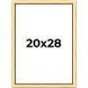 PosterPalooza | Simple Gold Picture Frame - UV Acrylic, Foam Board Backing, Hanging Hardware - 2 of 4