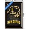 Trends International MLB San Diego Padres - Neon Helmet 23 Framed Wall Poster Prints - 3 of 4