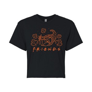 Women's - Friends - Cornucopia Cropped Graphic T-Shirt - 1 of 4