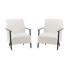 NicBex Accent Chair with Polyester Upholstery,Lounge Chair with Metal Frame,Arm Chair for Bedroom,Reading Room,1PC/2PC - 4 of 4