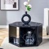NicBex 25 Inch Hexagonal Coffee Table with Storage shelf,Side Center Table for Living Room,Bedroom - 2 of 4