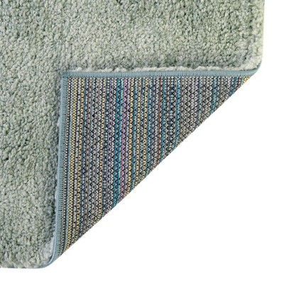 Calabasas Light Blue Rectangular Synthetic Shag Rug 3' 3" x 5' 3"
