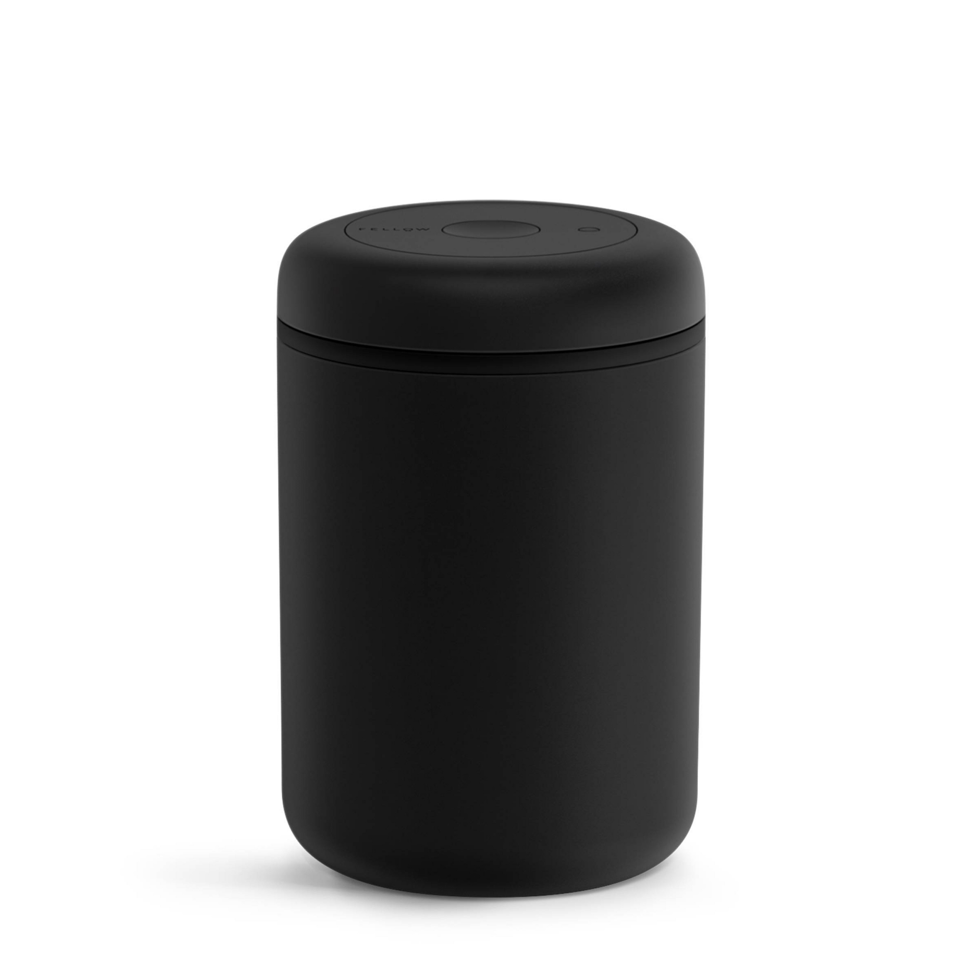 Fellow 1.2L Atmos Vacuum Storage Canister Matte Black: Stainless Steel Food Container, Washable, 1.3 lbs, 5.5" Width