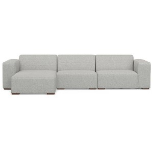 WyndenHall Biggs 2 Seater Sofa and Left Chaise Pale Gray - 1 of 4