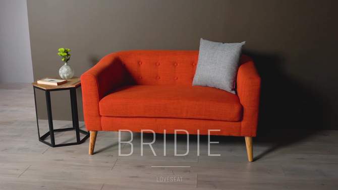 Bridie Mid-Century Loveseat - Christopher Knight Home, 2 of 7, play video