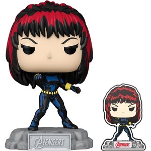 Funko Pop! & Pin: Marvel The Avengers: Earth's Mightiest Heroes -Black Widow Vinyl Figure w/Pin T+ - 1 of 3