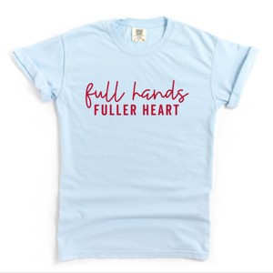 Simply Sage Market Full Hands Fuller Heart Garment Dyed Tee - 1 of 4