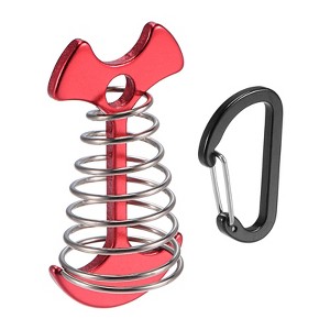 Unique Bargains Deck Pegs and Buckle Kit Aluminum Alloy for Outdoor Camping - 1 of 4