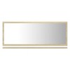 vidaXL Bathroom Mirror White and Sonoma Oak 35.4"x4.1"x14.6" Engineered Wood - 2 of 4
