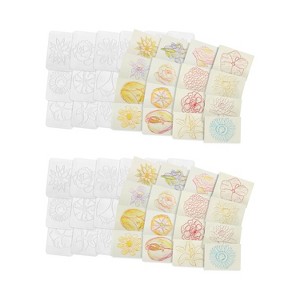 Roylco® Flowers Rubbing Plates, 16 Per Pack, 2 Packs - 1 of 2