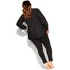 Women's Plus Size Clean Look Shirt - black | CITY CHIC - 4 of 4