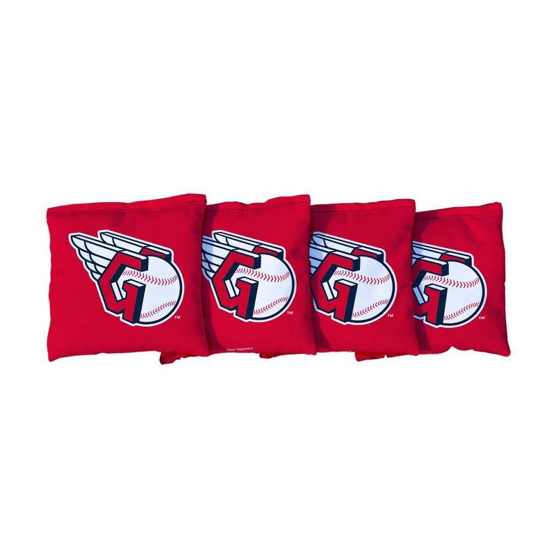 MLB Cleveland Guardians Corn-Filled Cornhole Bags Red - 4pk, 1 of 2
