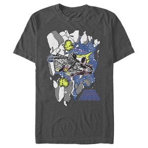 Men's Star Wars Millennium Falcon Asteroid Plunge T-Shirt - 1 of 4