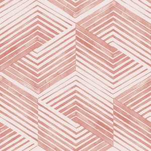 Nicole Miller Geo Movement Clay Peel & Stick Wallpaper - 1 of 4