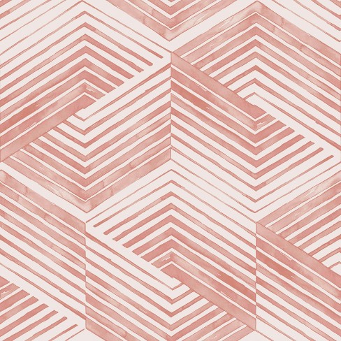 Nicole Miller Geo Movement Clay Peel & Stick Wallpaper - image 1 of 4