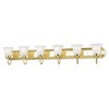 Livex Lighting Riviera 6 - Light Vanity in  Polished Brass - 3 of 4
