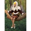 HalloweenCostumes.com Eagle Dress Girl's Costume - 4 of 4