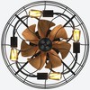 BestParts 20" Industrial 7-Blade Ceiling Fan - Remote Control, 6E26 LED Bulb, Energy-Saving DC Motor - 2 of 4